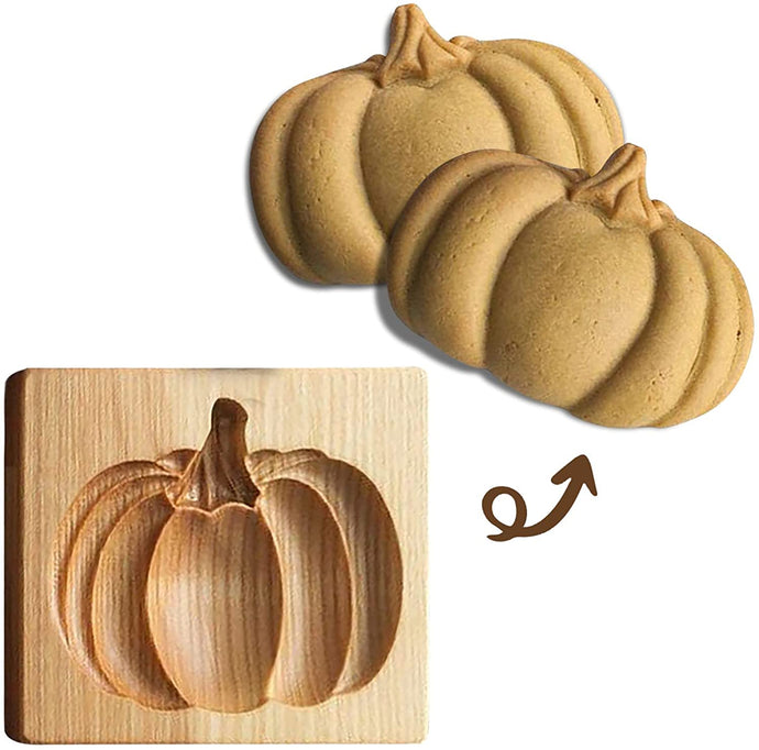 Wooden Cookie Mold, for Cookie Stamp Embossing Craft